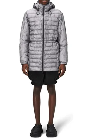 Rains Unisex Kaunas Long String Jacket W1t2 Flint
