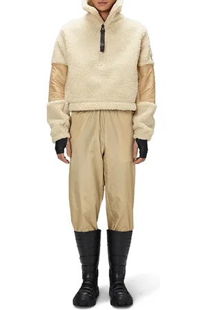 Rains Unisex Kofu Fleece Pullover Sand