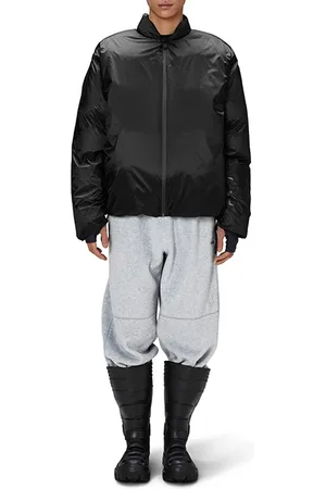 Rains Unisex Kevo Puffer Bomber Black