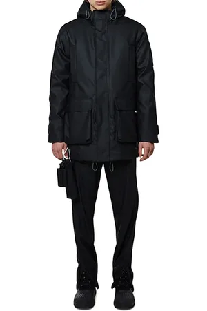 Rains Unisex Glacial Parka Black