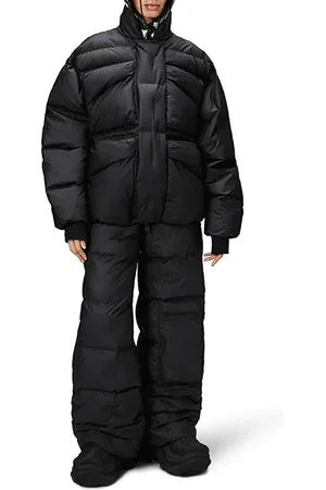 Rains Unisex Harbin Puffer Bomber Black
