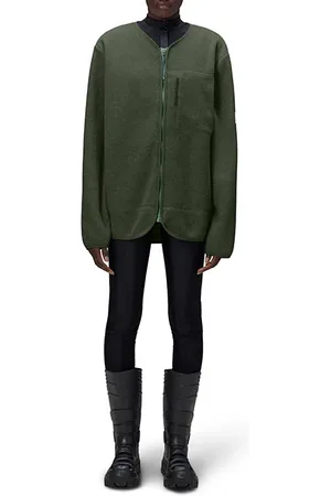 Rains Unisex Fleece Jacket T1 Green