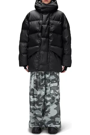 Rains Unisex Harbin Puffer Jacket Black