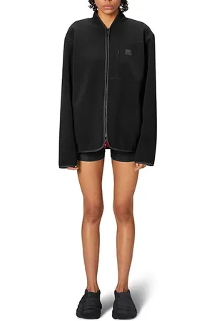 Rains Unisex Durban Fleece Jacket Black