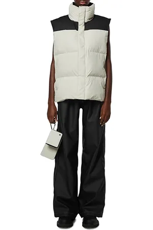 Rains Unisex Boxy Puffer Vest Pre Black-fossil