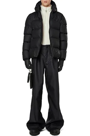 Rains Unisex Puffer Jacket Black