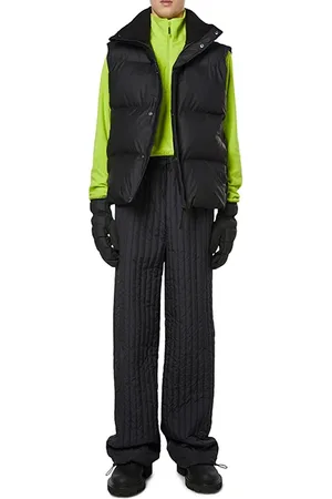 Rains Unisex Boxy Puffer Vest Black