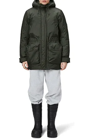 Rains Unisex Vardo Parka Green