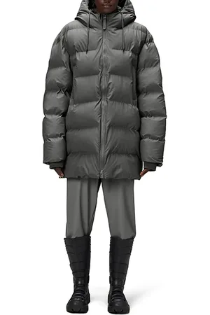 Rains Unisex Alta Puffer Parka W3t4 Grey