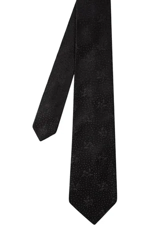 Paul Smith Men Tie Floral Polka Black