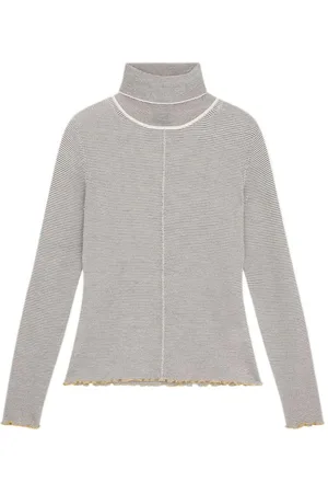 Paul Smith Womens Knitted Pullover Roll Neck Off White