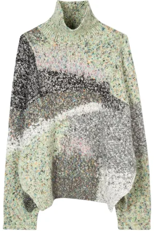 Paul Smith Womens Knitted Pullover Roll Neck Slate