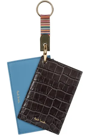 Paul Smith Men Wallet Trio Clip Zip Light Blue