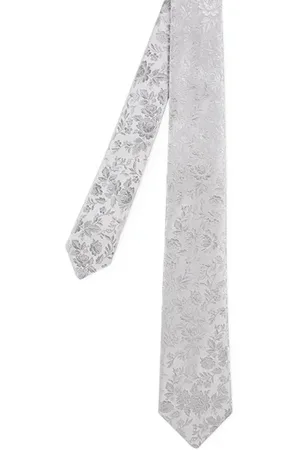 Paul Smith Men Tie Narrow Grey