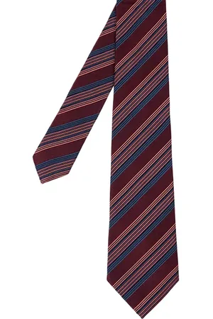 Paul Smith Mens Tie 8cm Burgundy/ Borde