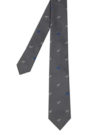 Paul Smith Men Tie Narrow 6cm Grey