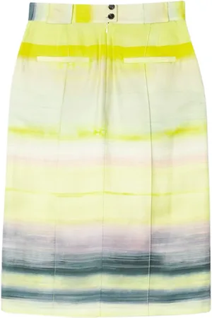 Paul Smith Womens Skirt Acid Yellow