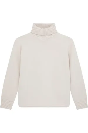 Paul Smith Womens Knitted Pullover Roll Neck Off White