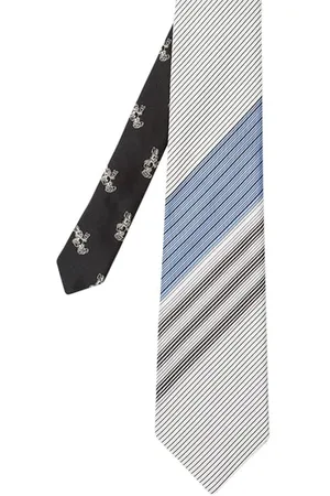 Paul Smith Men Tie Classic White