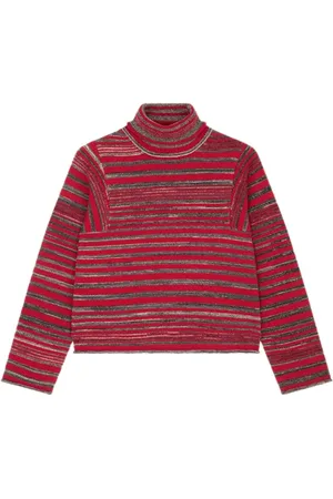 Paul Smith Womens Knitted Pullover Roll Neck Red