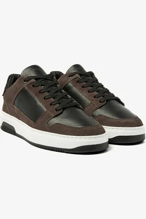 Nubikk Basket Court (m) Dk Grey Suede - Black