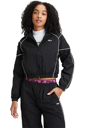 Fila Laplace Cropped Track Jacket Black