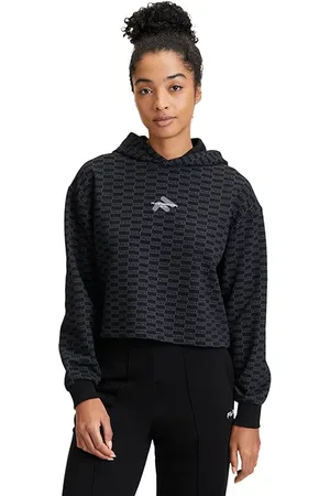 Fila Laurel Aop Hoody Black Checkered Aop