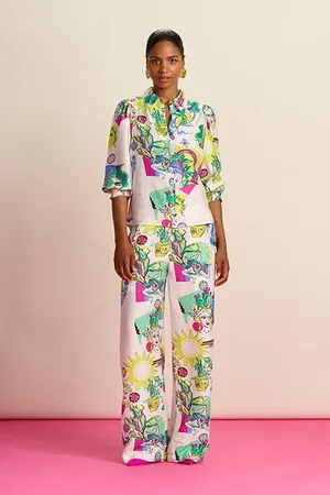 POM Amsterdam Pants - Sicilian Love Multi Colour