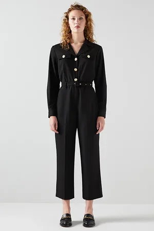 LK Bennett Camille Jumpsuit Black