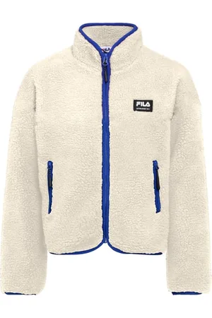Fila Tiers Sherpa Jacket Antique White-iced Coffee