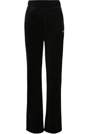 Fila Lonsheim Slim Velvet Track Pants Black