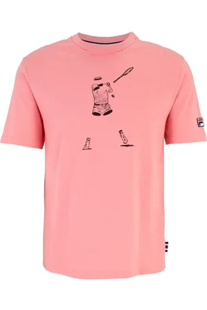 Fila Regular Fit Short Sleeves T-shirt With Tennis Player Graphic