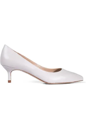 LK Bennett Audrey Pointed Court Heel Ecru