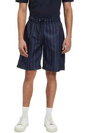 Fila Pinstripe Shorts With Pockets Navy