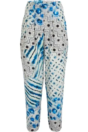 Guess GUESS Fanny Pant Beach Batik Blue