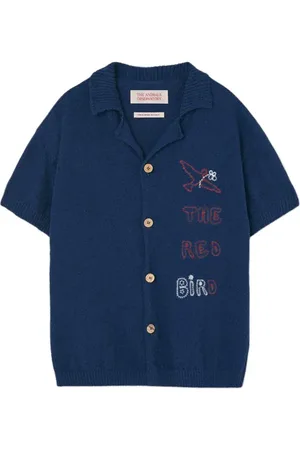 The Animals Observatory Whale Kids Sweater Navy