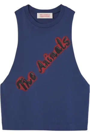 The Animals Observatory Prawn Kids T-shirt Deep Blue
