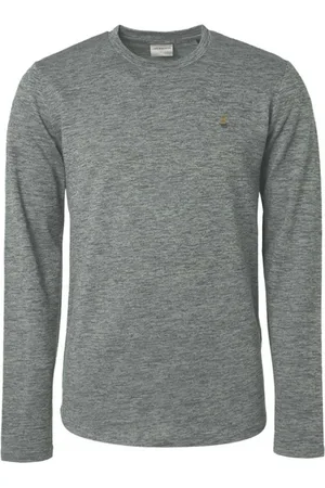 No Excess T-shirt Long Sleeve Crewneck Stretch, 3 Coloured Melange Mis