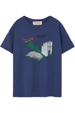 The Animals Observatory Rooster Kids T-shirt Deep Blue