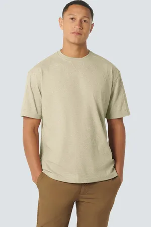 No Excess T-shirt Crewneck Melange Cream