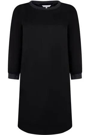 Sandwich Dress Woven Medium Black