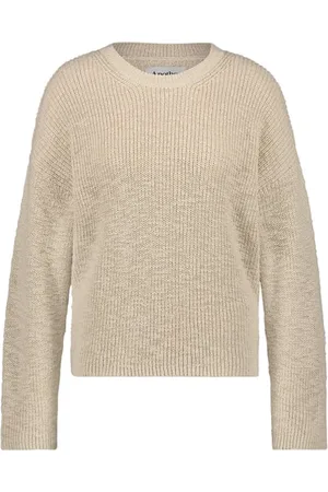 ANOTHER LABEL Svea Knitted Pull L/s Beige