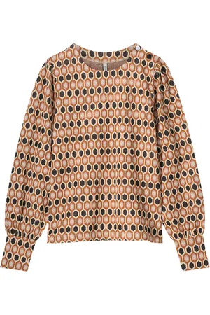 Summum Woman Top Honeycomb Jacquard Multicolour