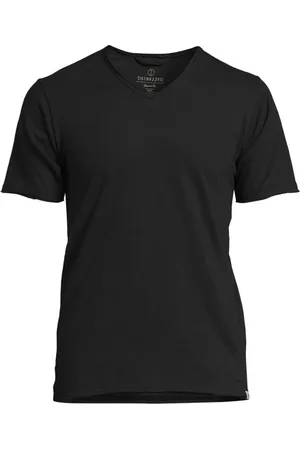Dstrezzed Basic V-neck Tee Slub Jersey Black