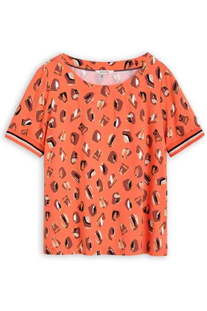 Sandwich Blouse Other Hot Coral