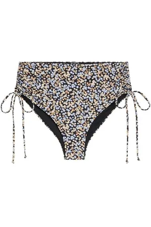 Catwalk Junkie S Ocean Flower High Waist Bottom Black