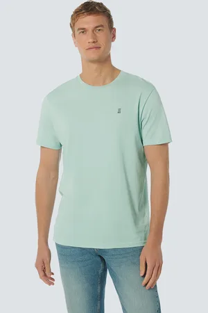 No Excess T-shirt Crewneck Solid Basic Mint