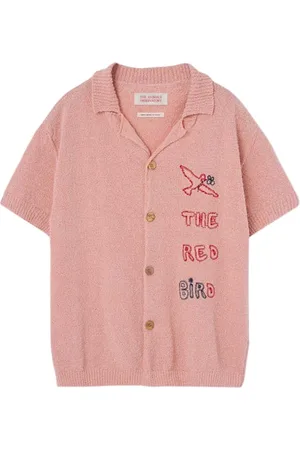 The Animals Observatory Whale Kids Sweater Soft Pink