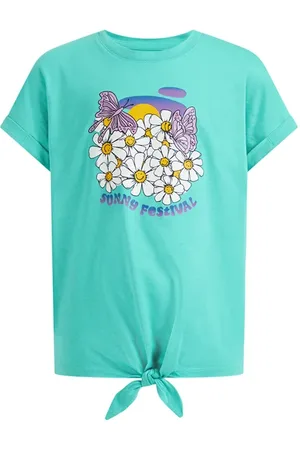 WE Fashion T-shirt Green Blue