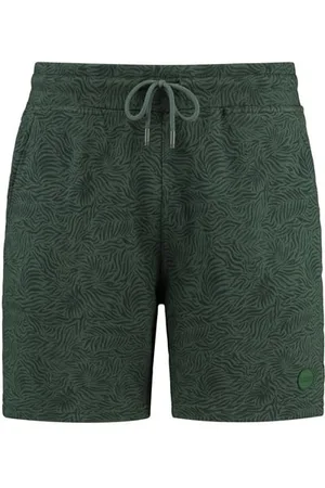 Shiwi Men Sweatshort Graphic Leaves Cilantro Green